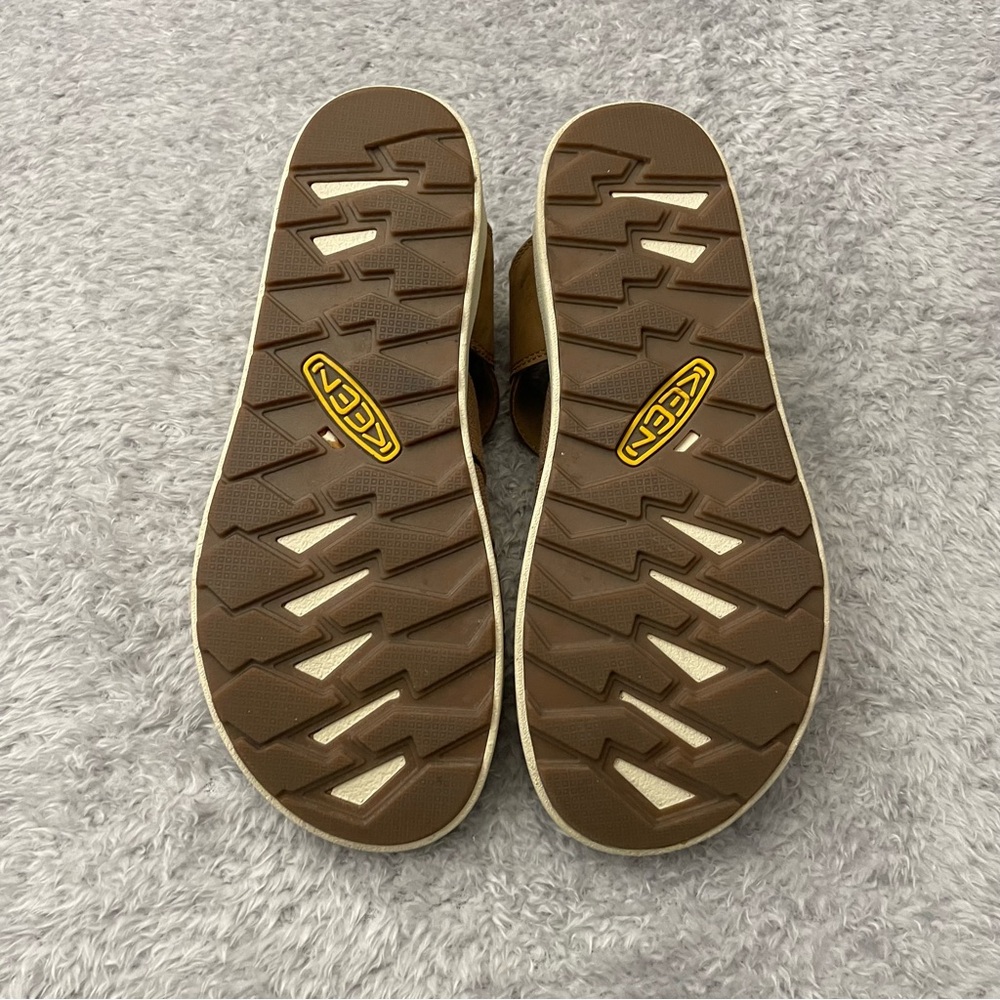 KEEN Elle Backstrap Cork & Leather Sandals - Brown/Tan - Women's Size 8 - Picture 3 of 6